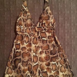🌷 5/$40. Michael Kors Snakeskin Bathing Dress Size 4
